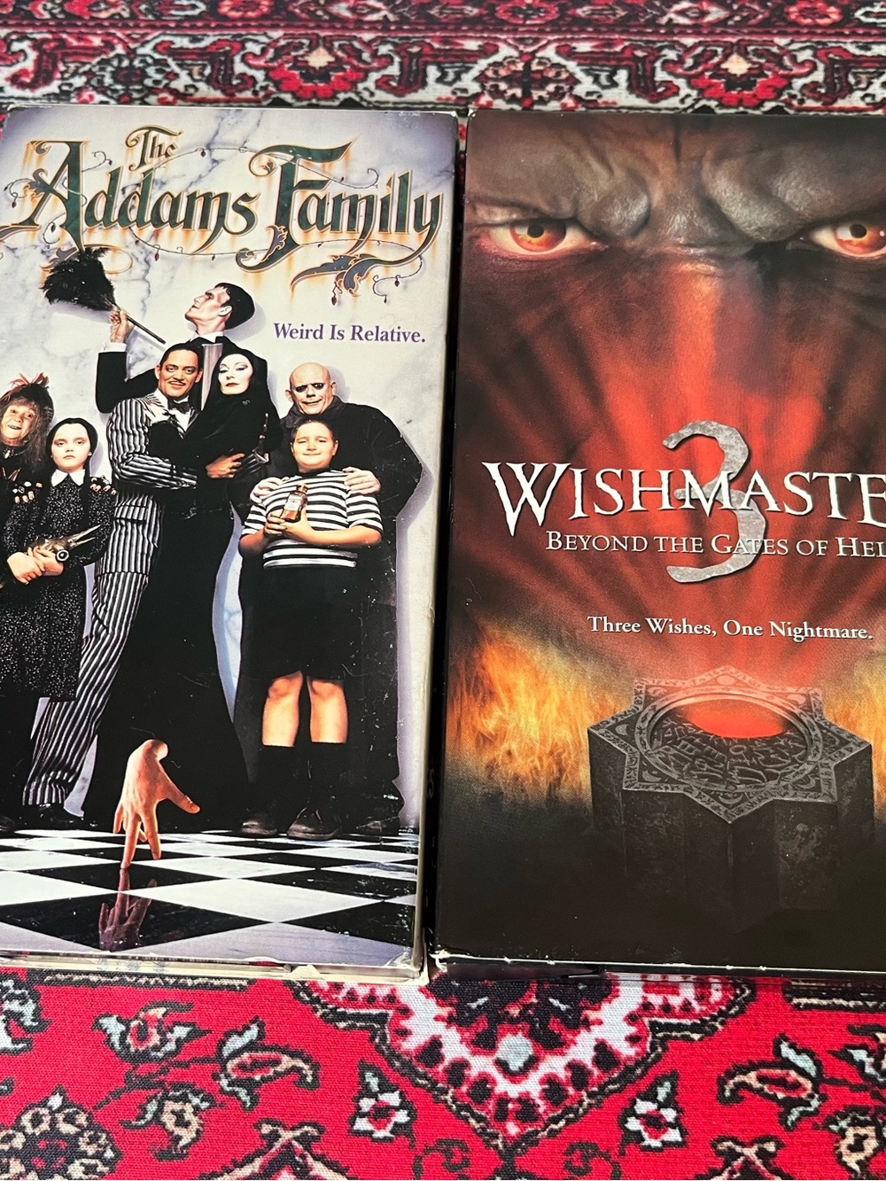 Wishmaster 3: Beyond the Gates of Hell and The Adam’s Family (VHS) Horror